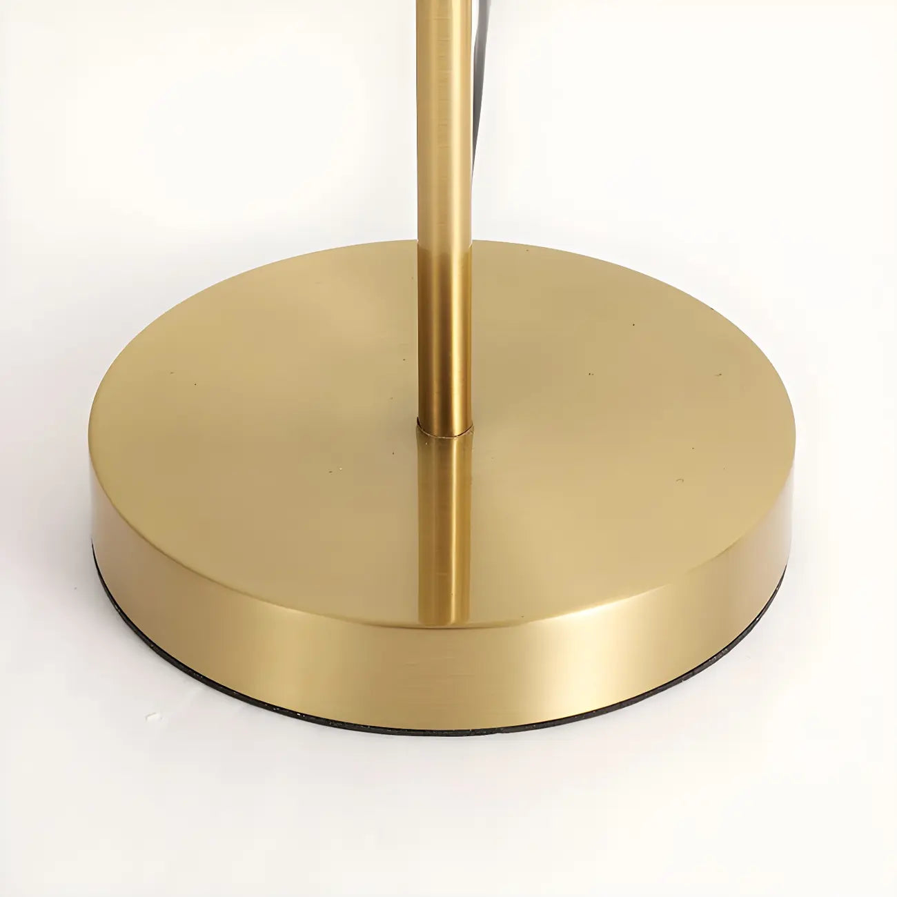 Modern White Glass Shade Goleden Table Lamp for Bedroom