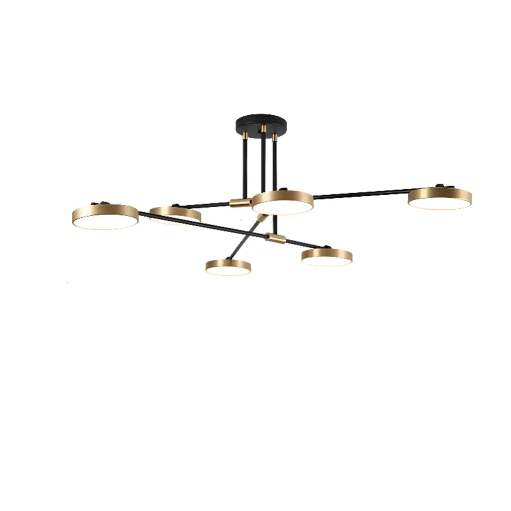 Contemporary Indoor LED Ceiling Light with Acrylic Shade