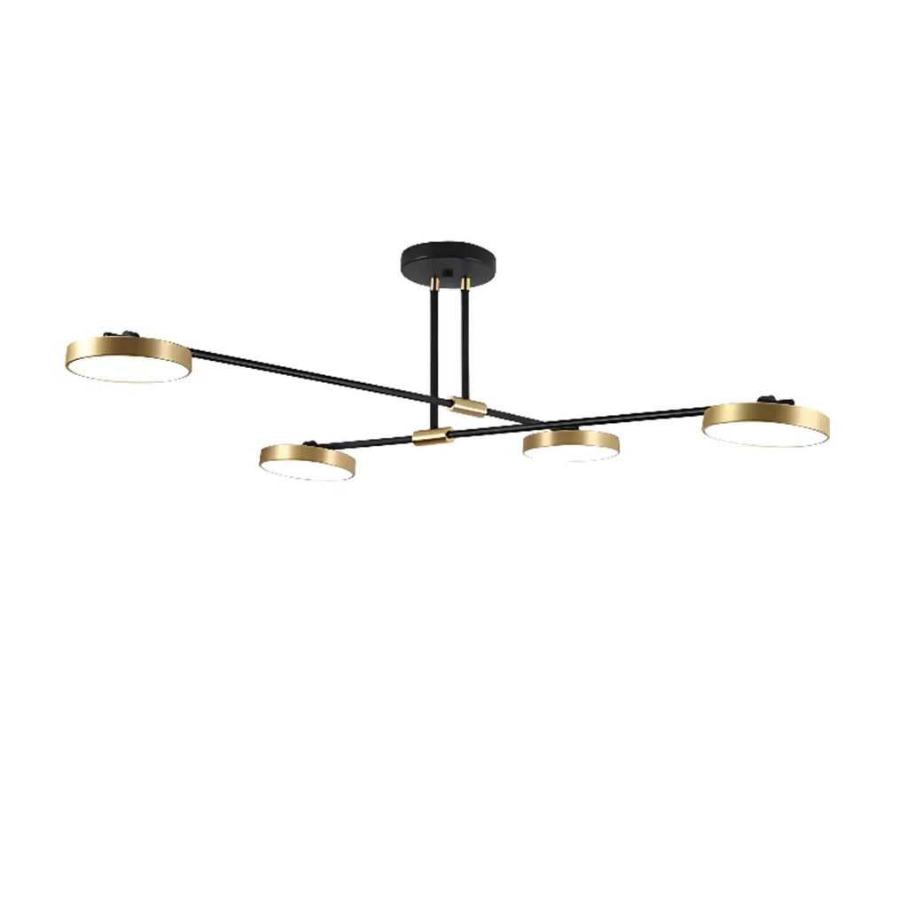 Contemporary Indoor LED Ceiling Light with Acrylic Shade