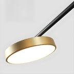 Contemporary Indoor LED Ceiling Light with Acrylic Shade