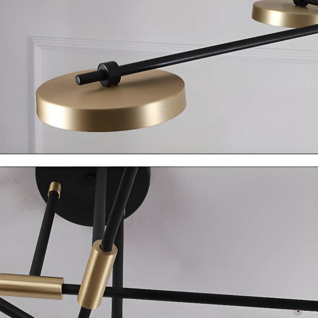 Contemporary Indoor LED Ceiling Light with Acrylic Shade