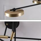 Contemporary Indoor LED Ceiling Light with Acrylic Shade