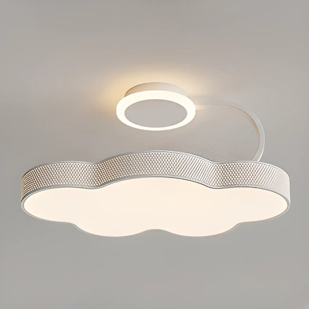 Dimmable Floral LED Ceiling Light with Acrylic Shade