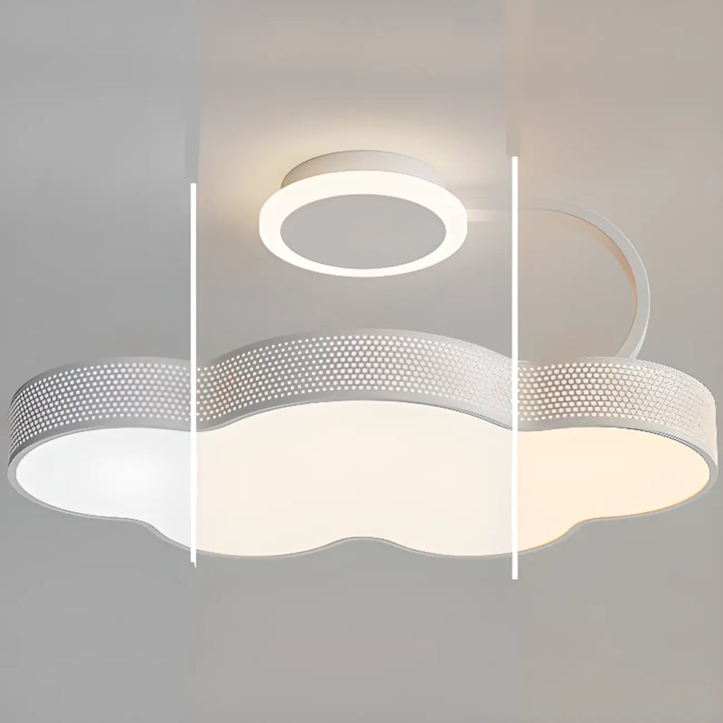 Dimmable Floral LED Ceiling Light with Acrylic Shade