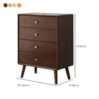 Retro Natural Wood Combo Dresser with Cabinets and Shelves