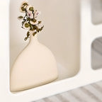 79 Minimalist White Rectangle Wood Open Storage TV Stand