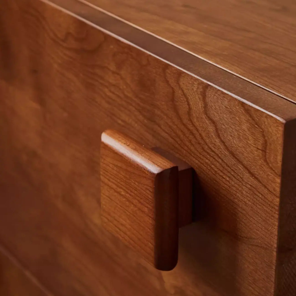 Modern Wooden Matte Black Storage Cabinet for Bathroom
