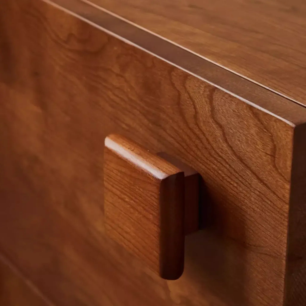 Modern Wooden Matte Black Storage Cabinet for Bathroom
