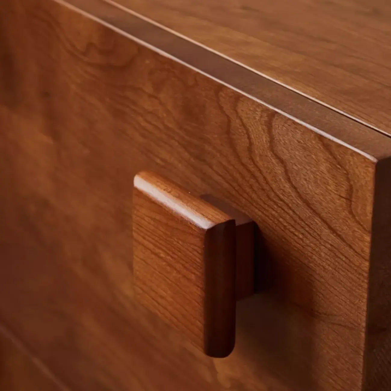 Modern Wooden Matte Black Storage Cabinet for Bathroom