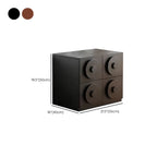 Modern Wooden Matte Black Storage Cabinet for Bathroom