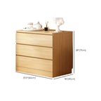 Free-Standing White Storage Cabinet with Drawers for Bedroom