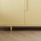 Composite Wood Green Storage Cabinet with Minimalist Style