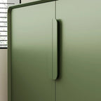 Composite Wood Green Storage Cabinet with Minimalist Style