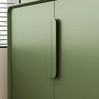 Composite Wood Green Storage Cabinet with Minimalist Style