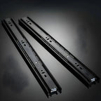 Modern Pine Sideboard with Drawers and Cabinets in Grey/Orange