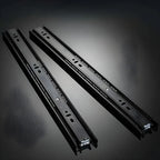 Modern Pine Sideboard with Drawers and Cabinets in Grey/Orange