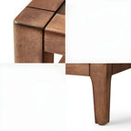 Modern Brown Glass Countertop Sideboard with Storage