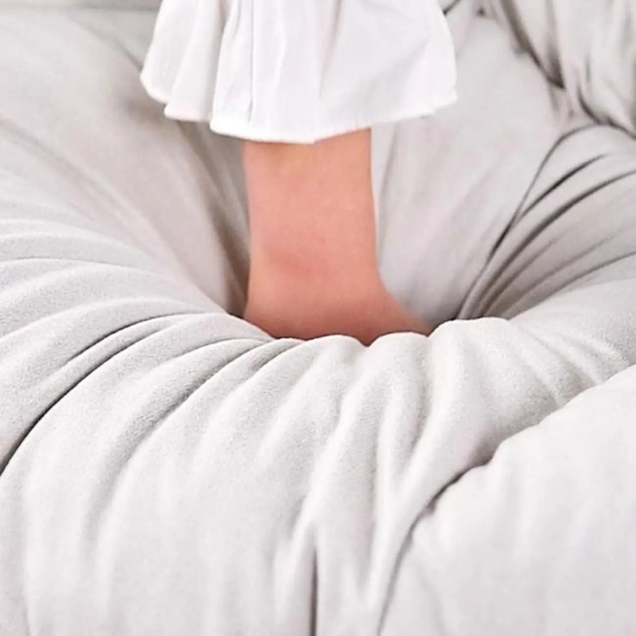 Faux Leather Wingback Rocking Chair with Removable Cushions