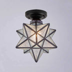 Creative Iron LED Semi Flush Lamp Fixture for Indoor Lighting