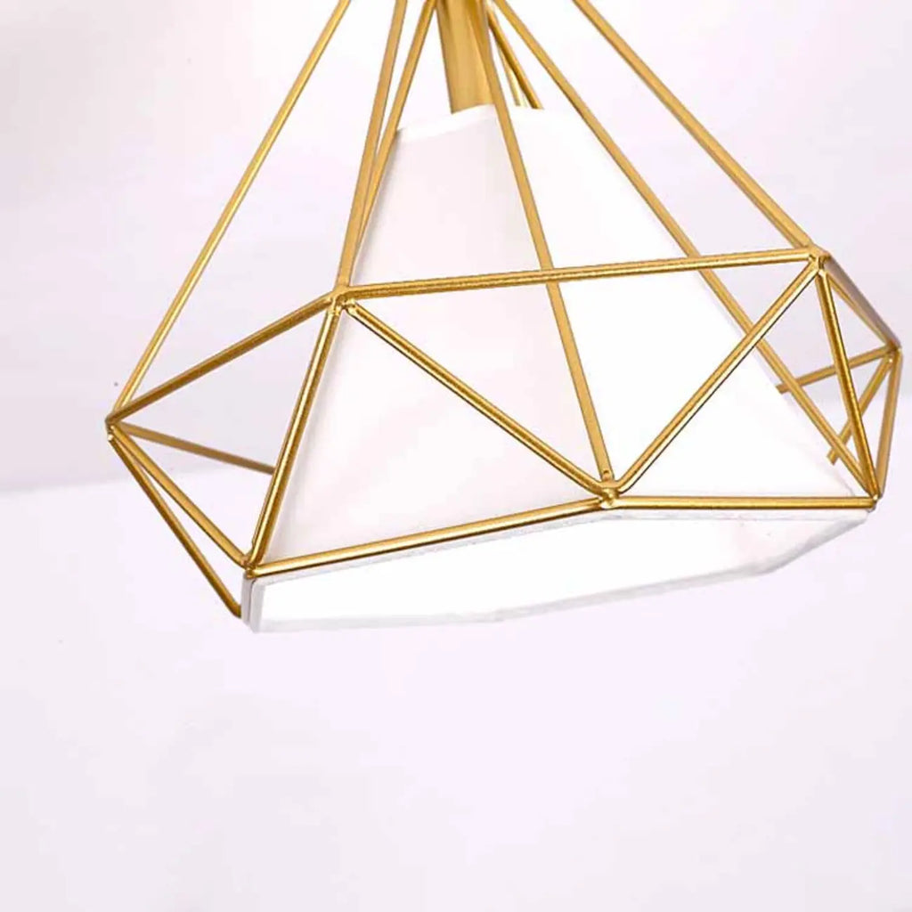 Creative Iron LED Semi Flush Lamp Fixture for Indoor Lighting