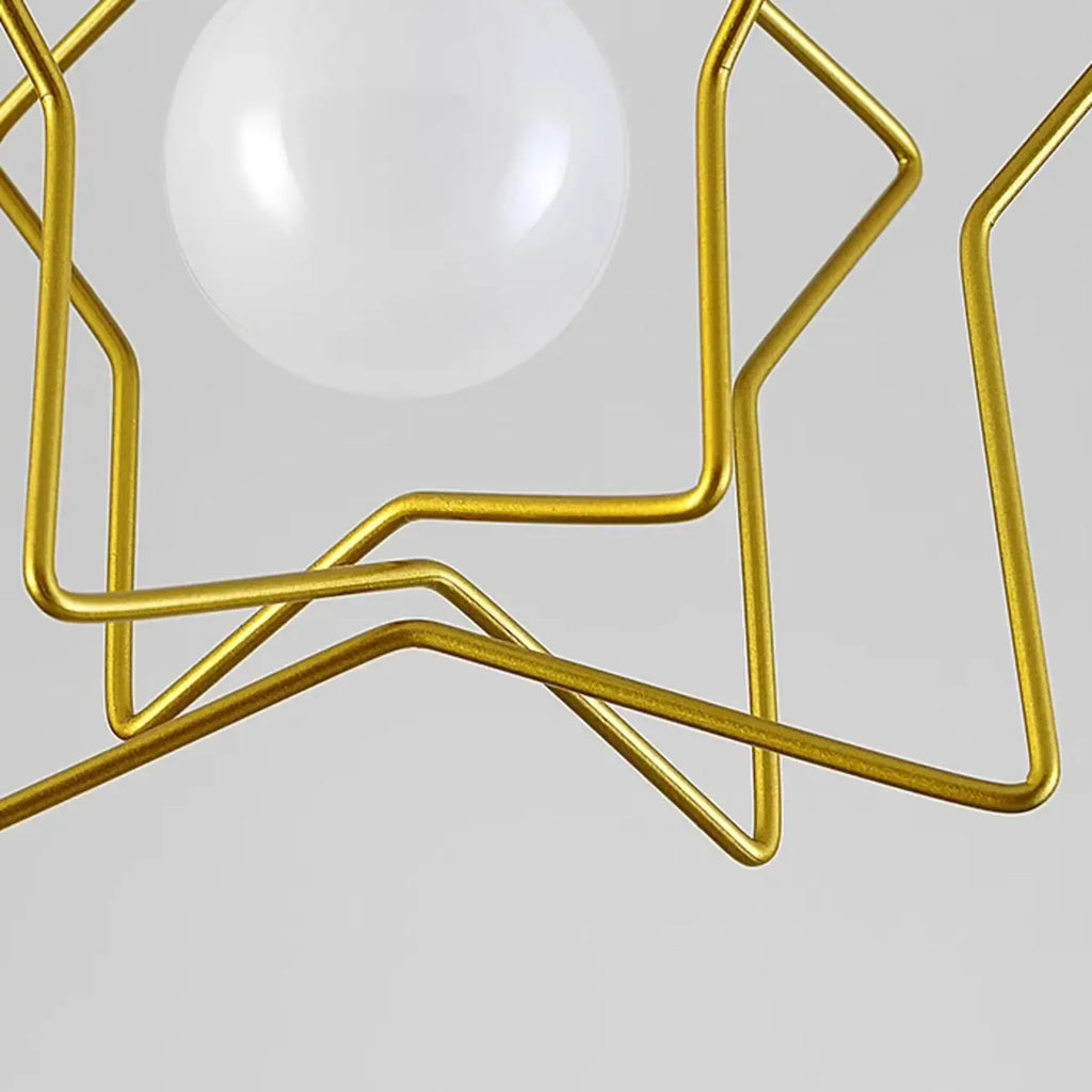 Creative Iron LED Semi Flush Lamp Fixture for Indoor Lighting