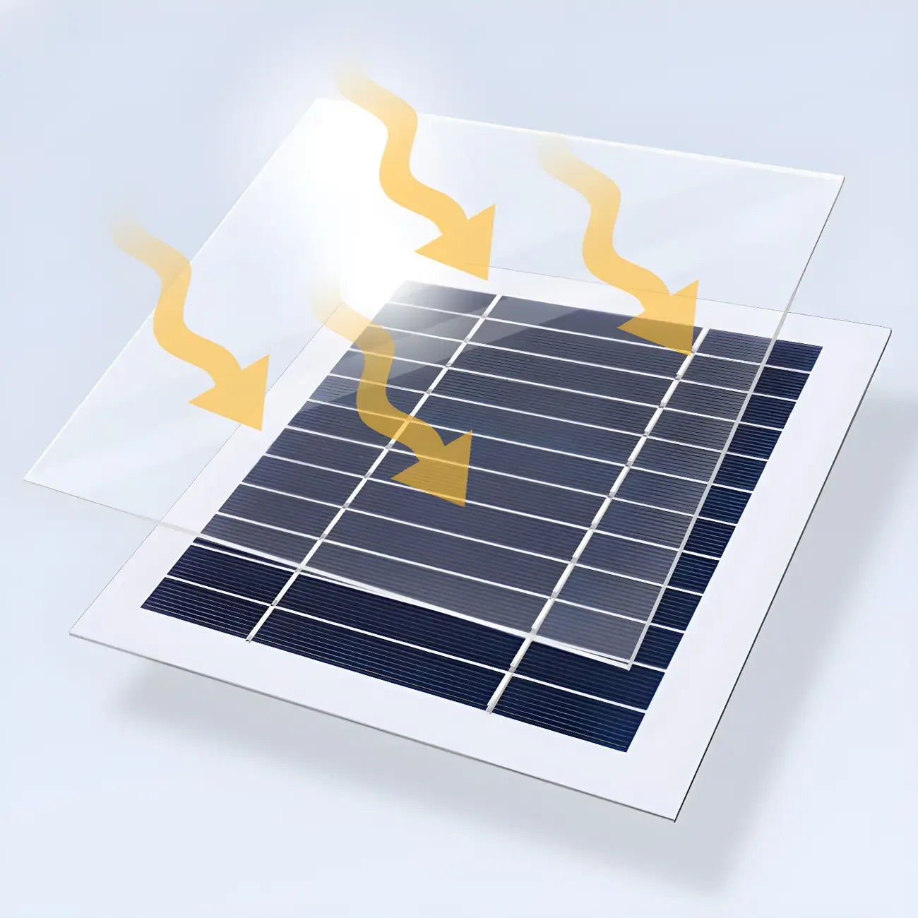 Chic Black House-Shape LED Solar Outdoor Post Lights