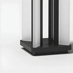 Outdoor Black LED Pillar Table Lamp for Decor with Warm Light