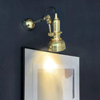 Industrial Copper Adjustable Wall Lamp for Living Room