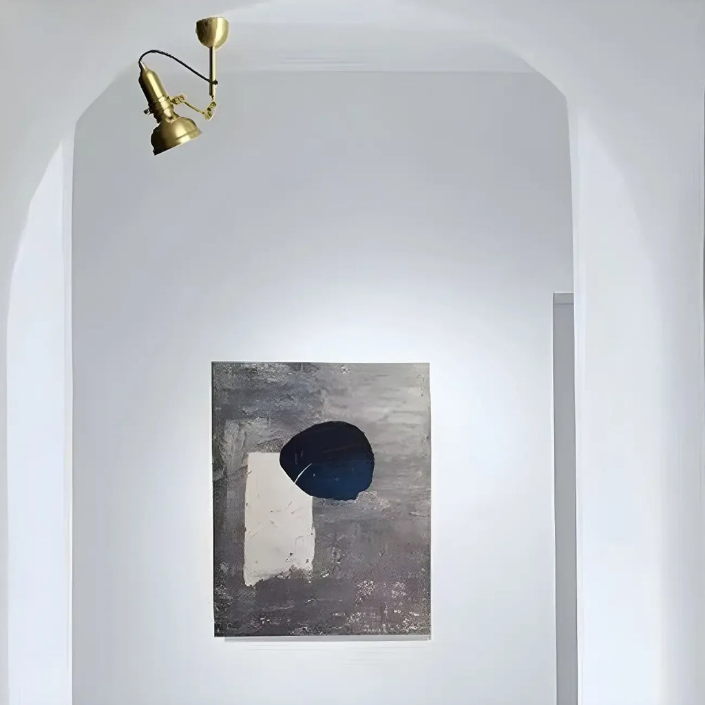 Industrial Copper Adjustable Wall Lamp for Living Room