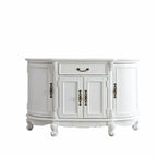 Vintage Brown Wooden Sideboard with Cabinets & Drawers