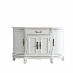 Vintage Brown Wooden Sideboard with Cabinets & Drawers