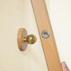 Adjustable Wooden Rectangle LED Vanity Light for Bathroom