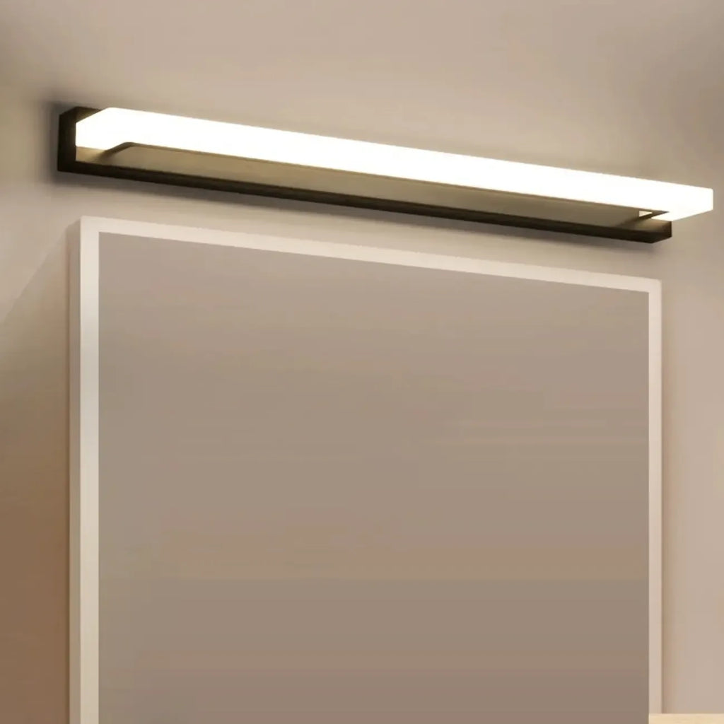 Modern Black Dimmable Acrylic LED Vanity Light for Bathroom