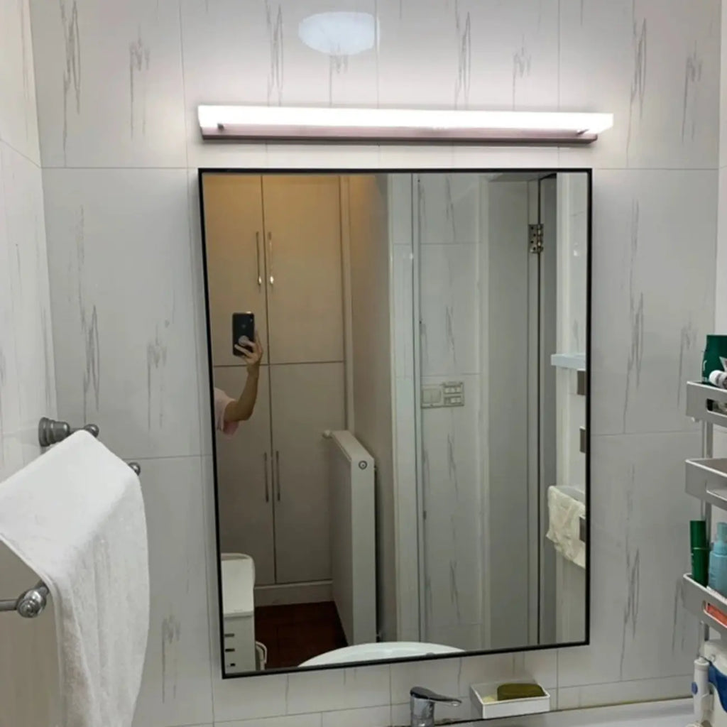 Modern Black Dimmable Acrylic LED Vanity Light for Bathroom