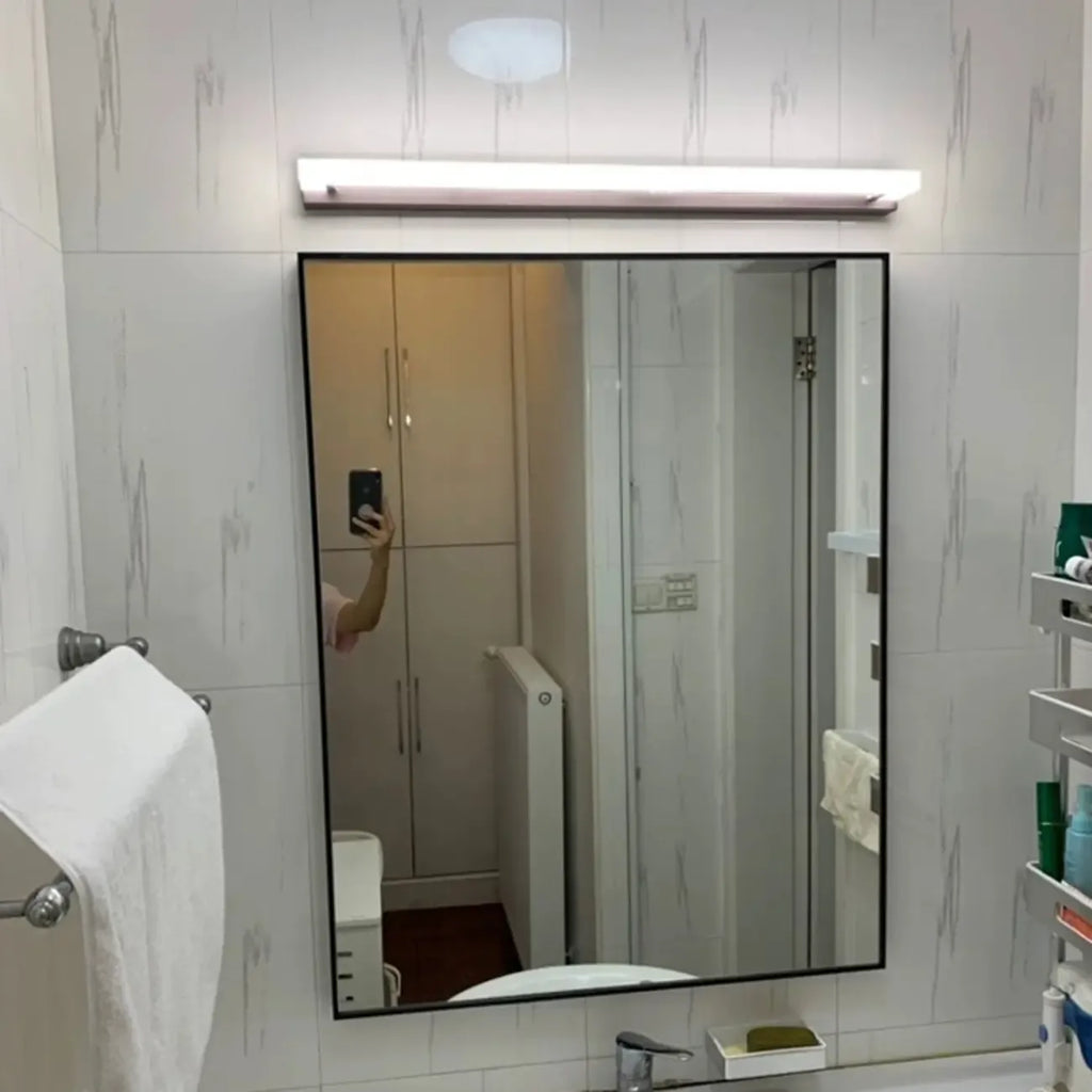 Modern Black Dimmable Acrylic LED Vanity Light for Bathroom