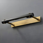 Black Metal Square Vanity Light  with Gold Bracket for Home Decor