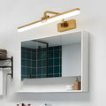 Zen Metal Black Linear LED Vanity Light for Bathroom Mirror