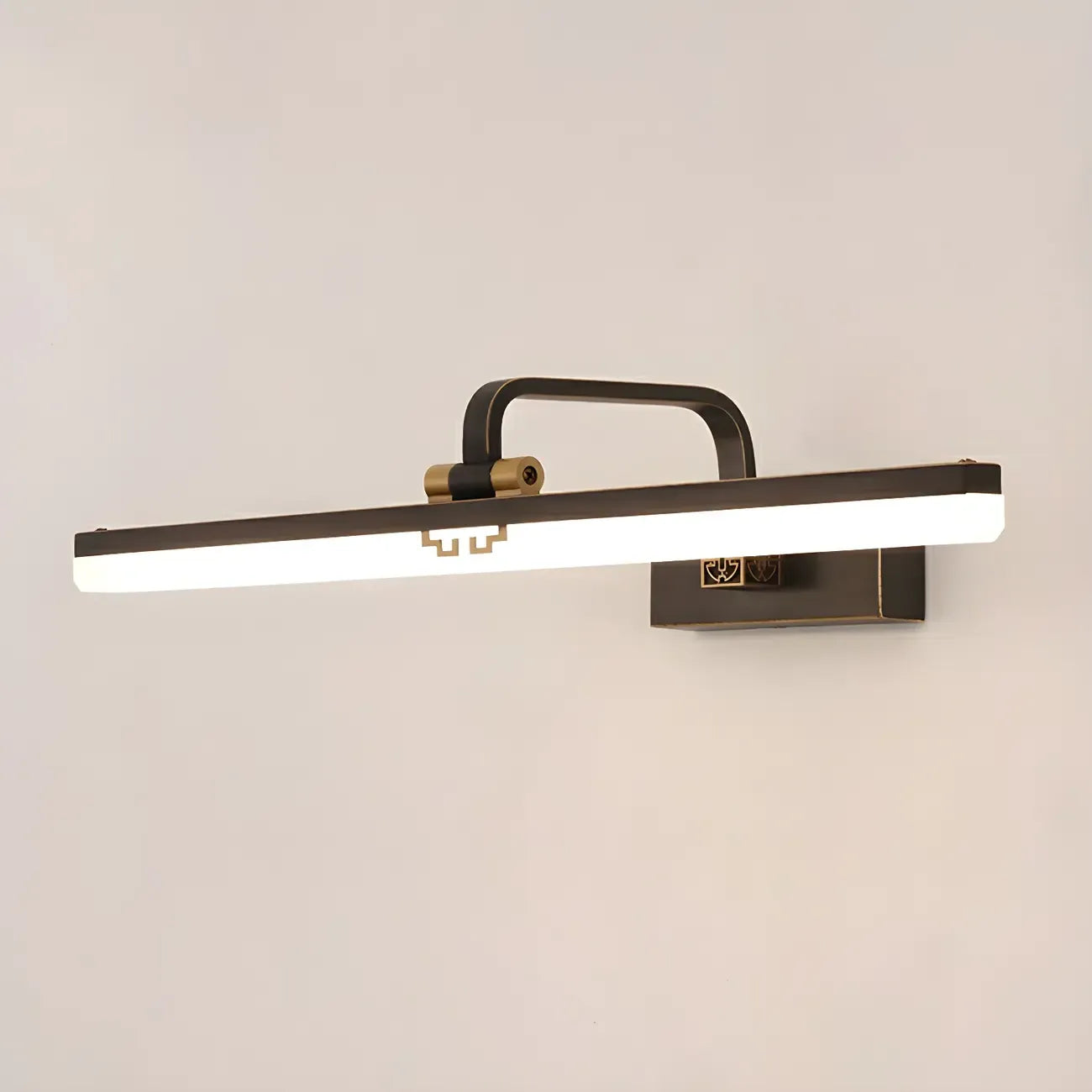 Zen Metal Black Linear LED Vanity Light for Bathroom Mirror