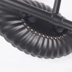 3-Light Vintage Bathroom Vanity Light with Glass Arc Shade