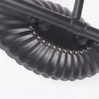 3-Light Vintage Bathroom Vanity Light with Glass Arc Shade