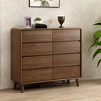 Modish Accent Cabinet for Living Room with Multiple Drawers