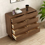 Modish Accent Cabinet for Living Room with Multiple Drawers