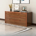 Modish Accent Cabinet for Living Room with Multiple Drawers