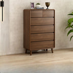 Modish Accent Cabinet for Living Room with Multiple Drawers