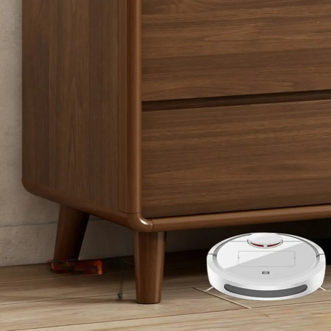 Modish Accent Cabinet for Living Room with Multiple Drawers