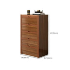 Modish Accent Cabinet for Living Room with Multiple Drawers
