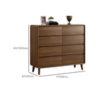 Modish Accent Cabinet for Living Room with Multiple Drawers