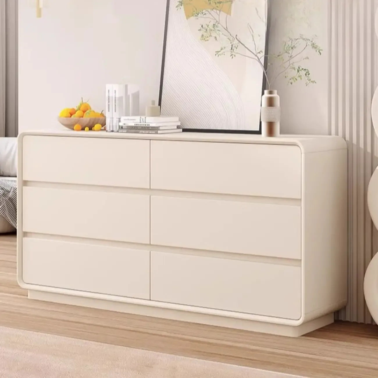 Minimalist Accent Chest for Indoor Use with Multi Drawers