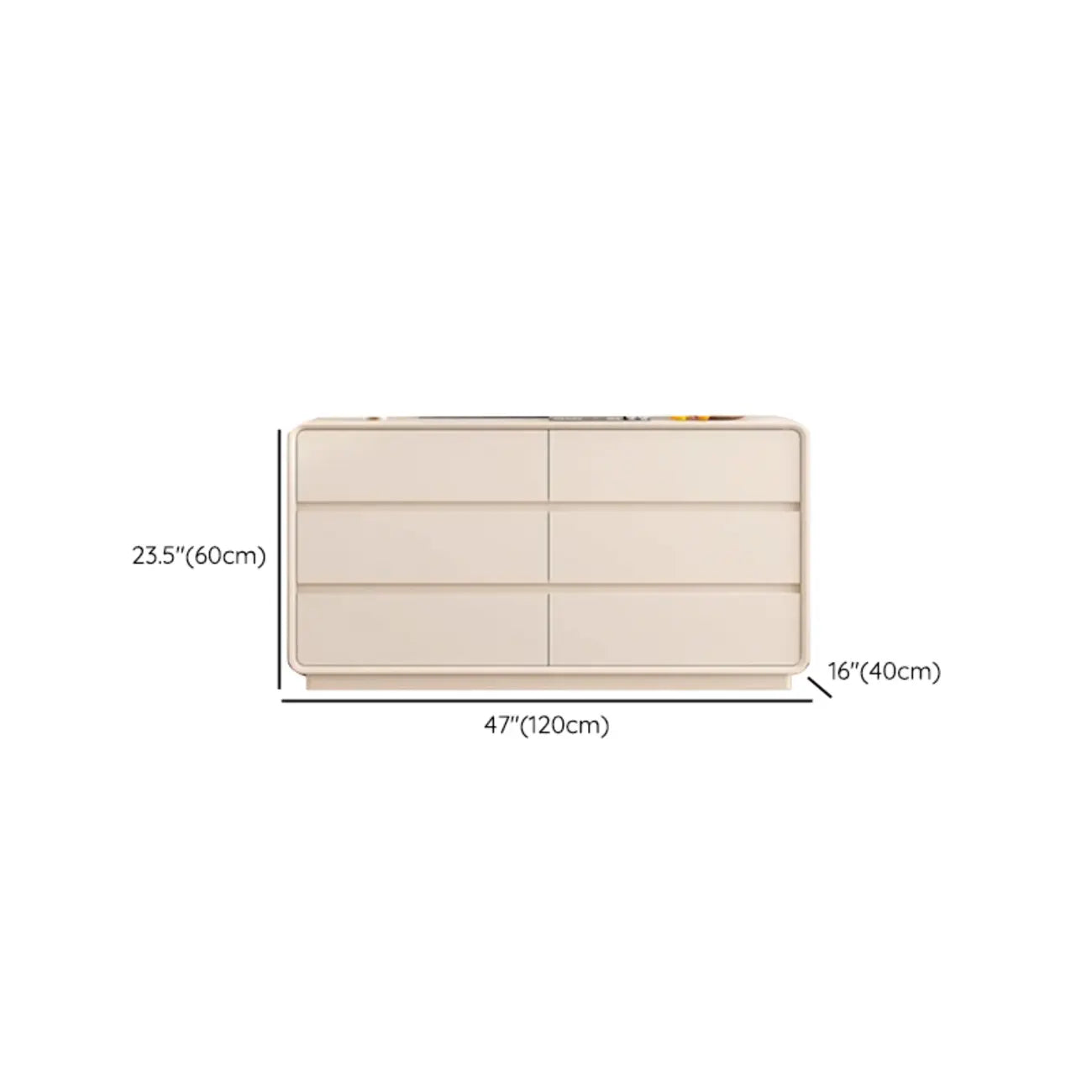 Minimalist Accent Chest for Indoor Use with Multi Drawers