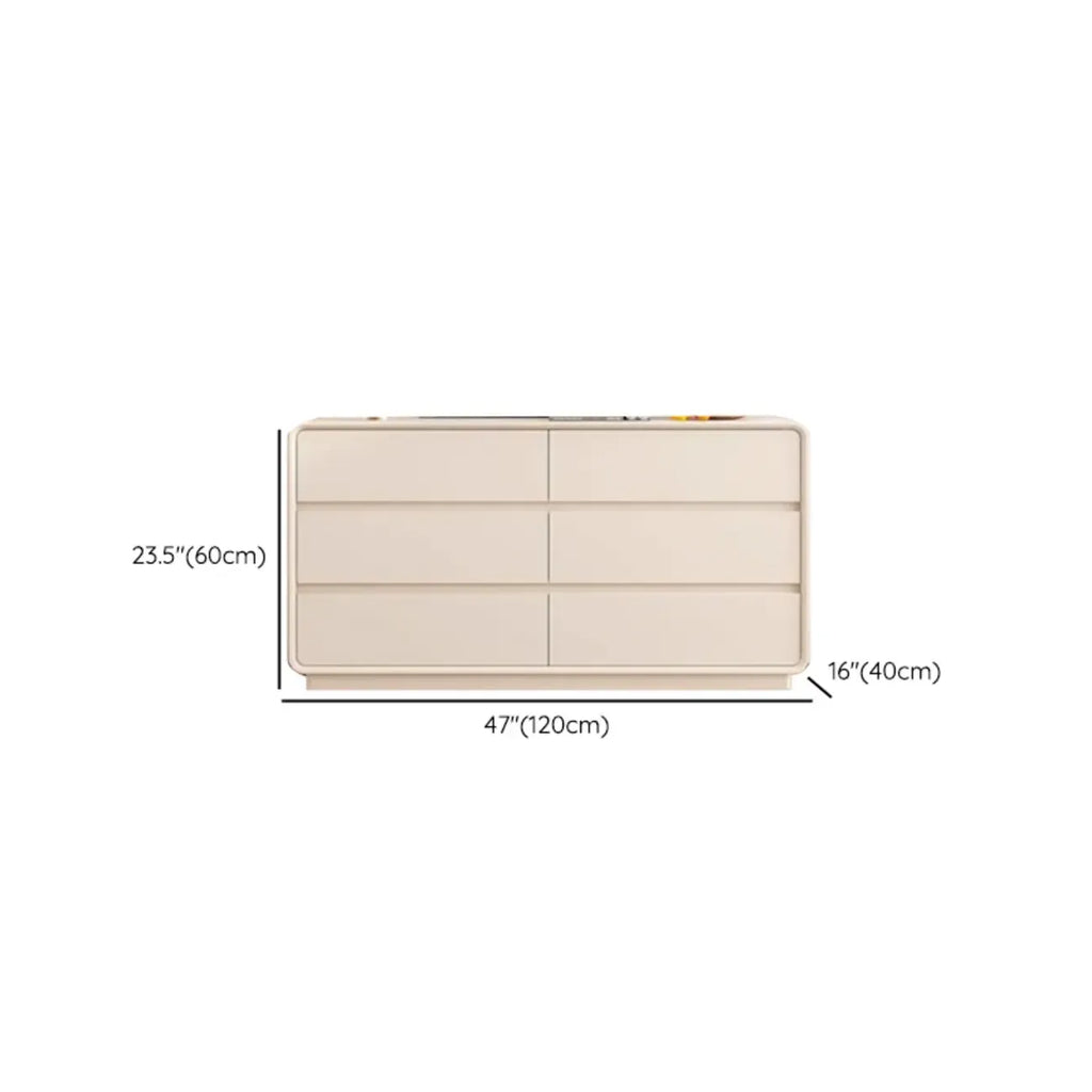 Minimalist Accent Chest for Indoor Use with Multi Drawers